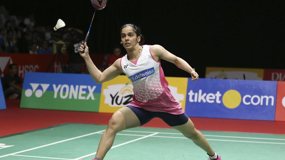 London Olympic bronze medallist shuttler Saina Nehwal has claimed that her father Harvir's name has been removed from the Indian team official's list for the Commonwealth Games