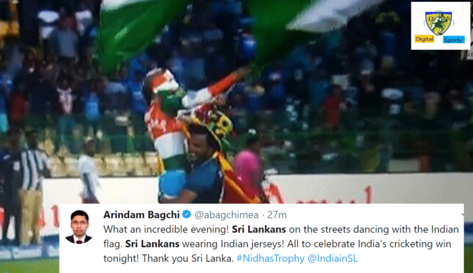 Twitter celebrate Sri Lanka's support for India in Nidahas Trophy 2018 final