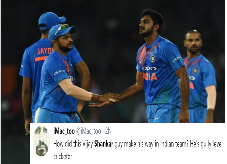 Vijay Shankar faces criticism for his slow innings in the Nidahas Trophy finals 2018
