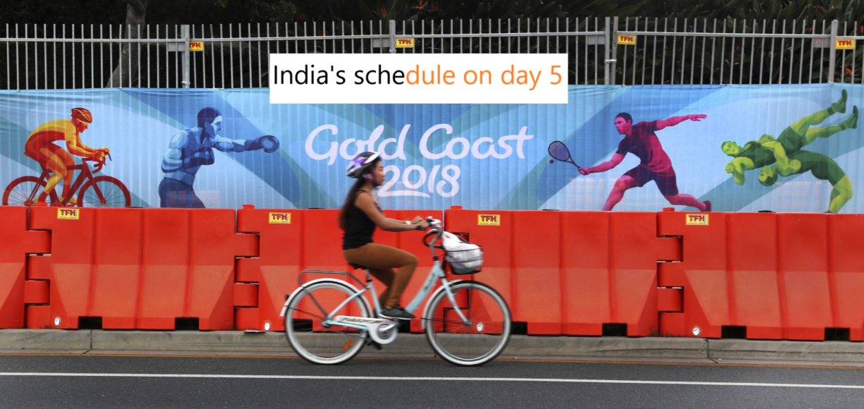 Here’s full schedule of Indian athletes on day 4 of Gold Coast CWG 2018.