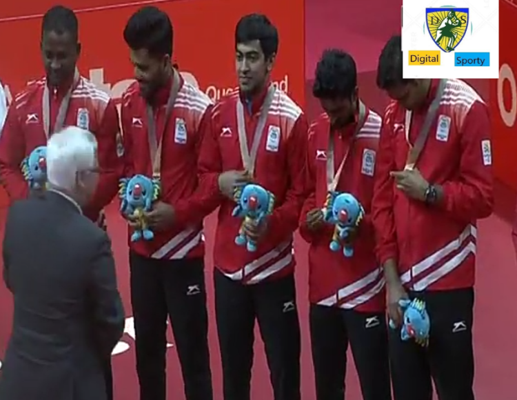 Indian men's team wins table tennis gold at Gold Coast CWG