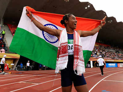 Watch: Hima Das wins a gold in IAAF World Under-20 Athletics Championships.