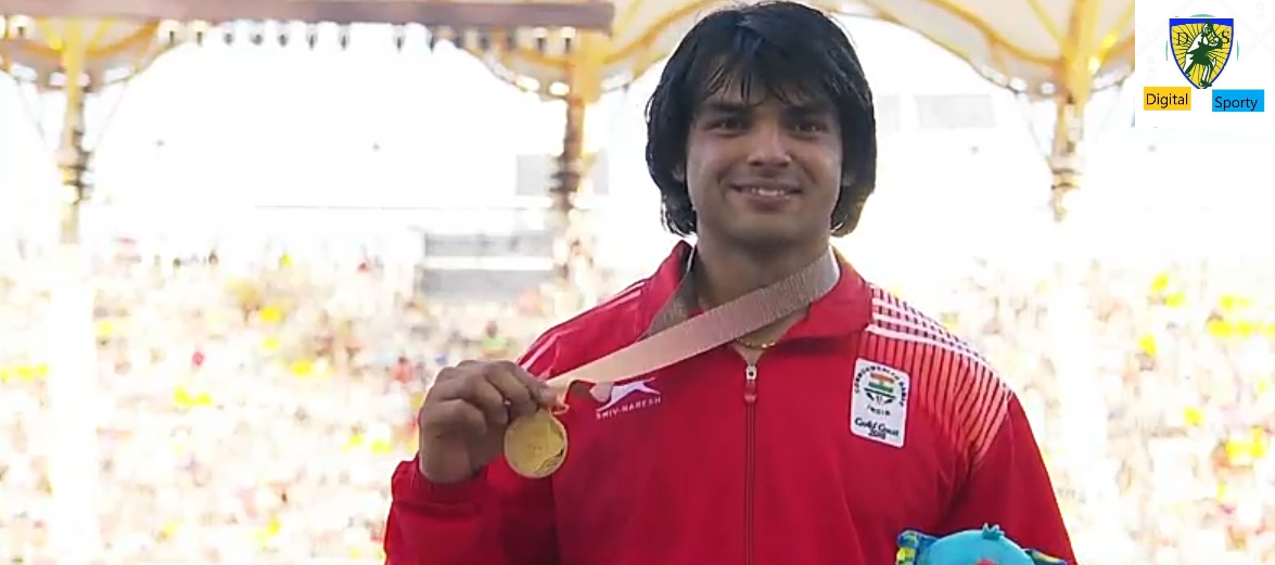 Neeraj Chopra wins the gold at the Sotteville Athletics meet in France