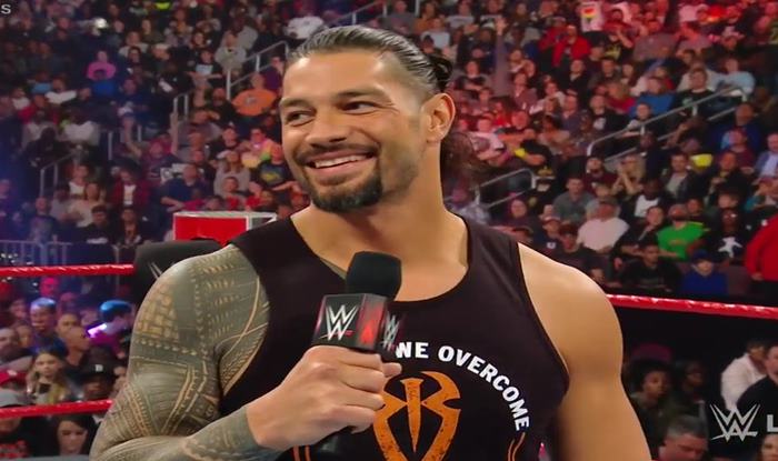Watch: Roman Reigns pips cancer and return on Monday night RAW