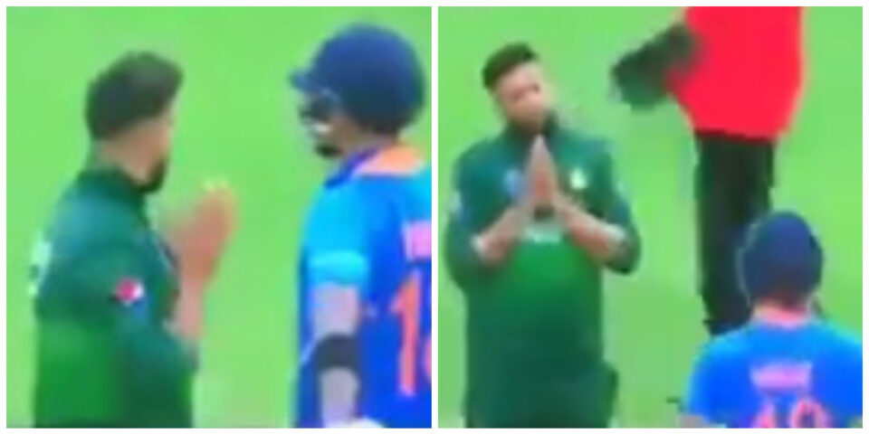 Watch: Imad Wasim folded his hands and asked Virat Kohli to spare them