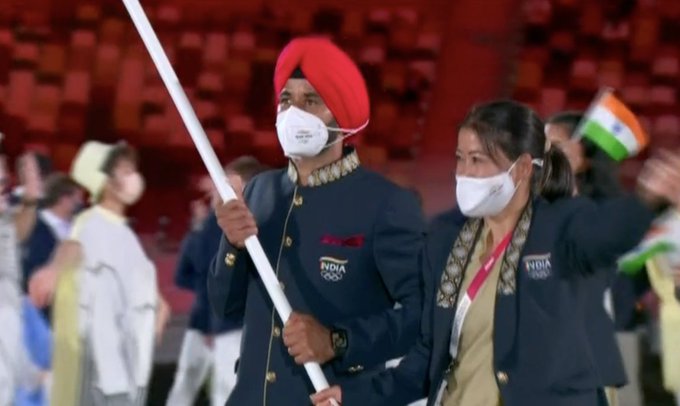 Pictures: Indian contingent shine at the Tokyo 2020 Olympics opening ceremony