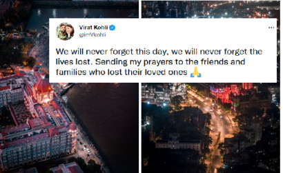 Indian cricketers pay tribute to the heroes of 26/11 Mumbai Terror Attack