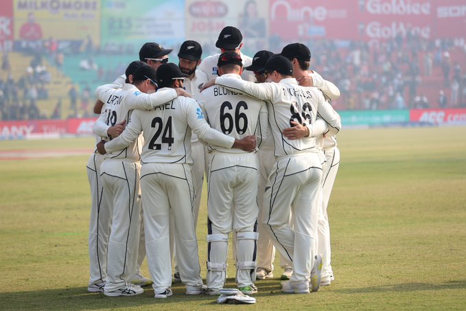World champion New Zealand "fighting" draw first in India since 2018