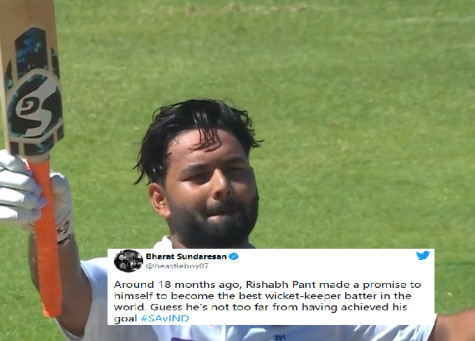 Best reactions as Rishabh Pant scores a blistering century in the Cape Town test