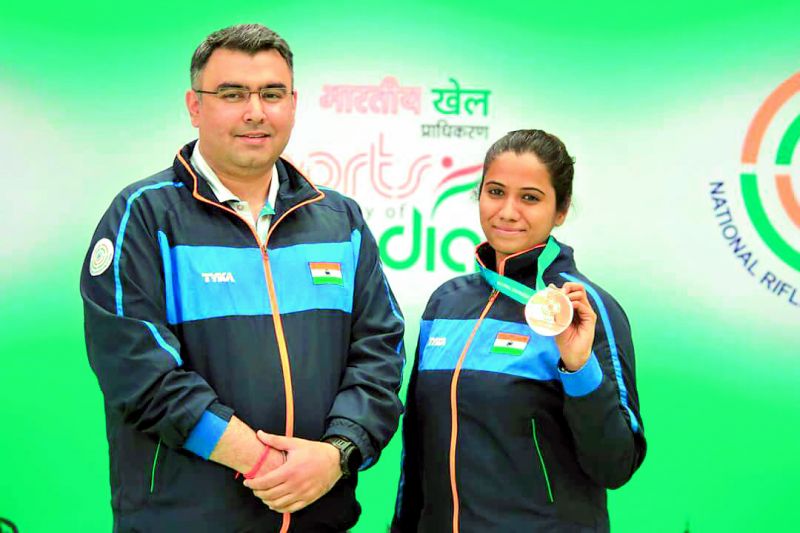 Pooja Ghatkar wins bronze under the coaching of Gagan Narang