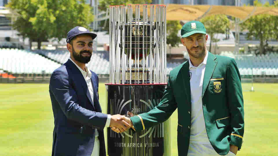India vs South Africa: Virat Kohli, Du Plessis Unveil Freedom Series trophy