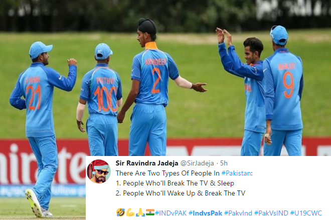 U19 CWC Semi Final : Twitter reactions on India's win over Pakistan
