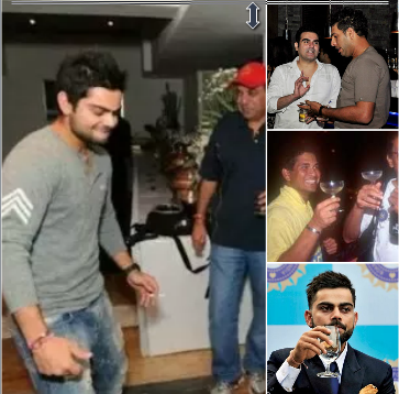 Top 5 Alcoholic cricketers and smokers in Indian cricket team.