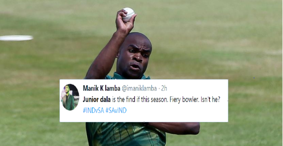 Twitter reactions: Junior Dala's performance in 3rd T20 at Newlands.