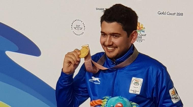 Anish Bhanwala claims gold in men's 25m rapid fire pistol event at Gold Coast CWG. 