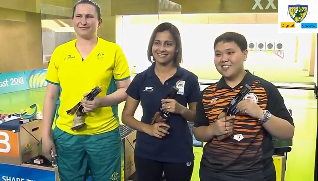 Slideshow: Heena Sidhu winning moments after winning women's 25m pistol gold at Gold Coast CWG