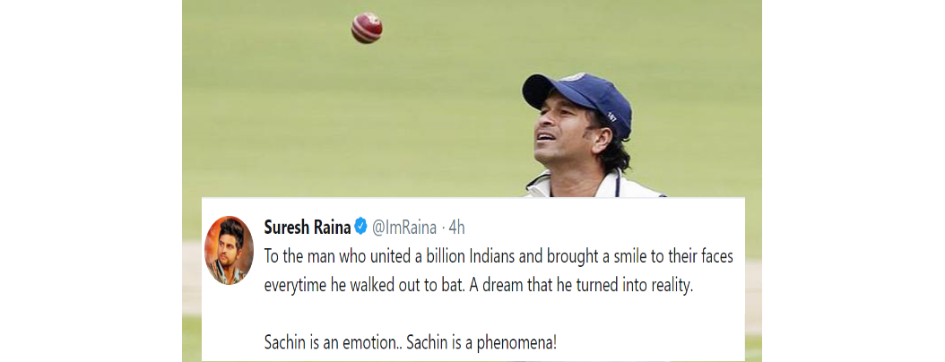 Cricketing fraternity wish Sachin Tendulkar on his 45th birthday