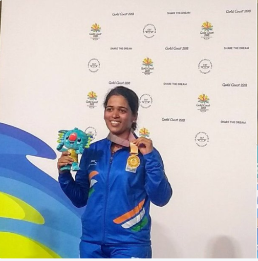 Tejaswini Sawant and Anjum Moudgil wins gold and silver in Women's 50m Rifle 3 at Gold Coast CWG