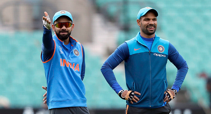 Video: Shikhar Dhawan, Virat Kohli showcase some Bhangra moves in Chelmsford