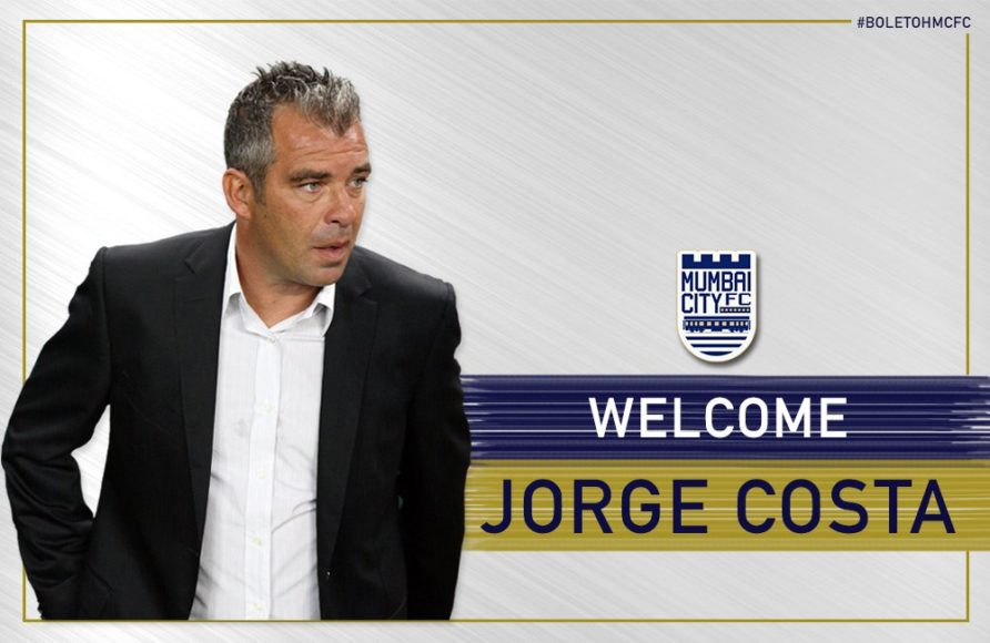 ISL: Jorge Costa appointed as chief coach of Mumbai City FC