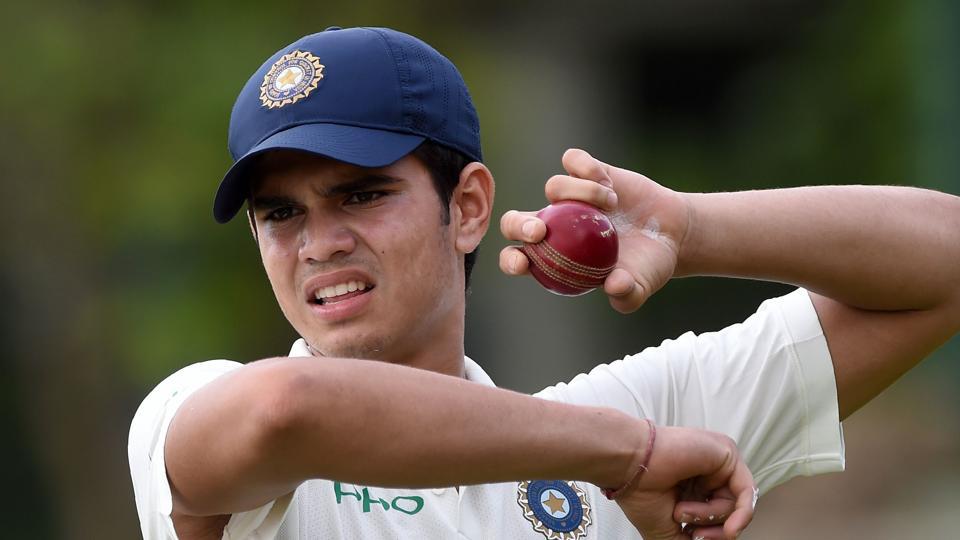 Watch: Arjun Tendulkar bowls to the Indian team ahead of the second test in Lords