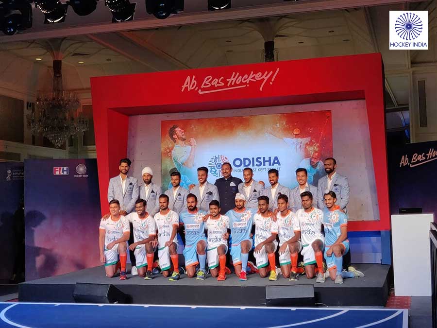 In Pictures: Indian hockey team jersey unveiled for Hockey World Cup