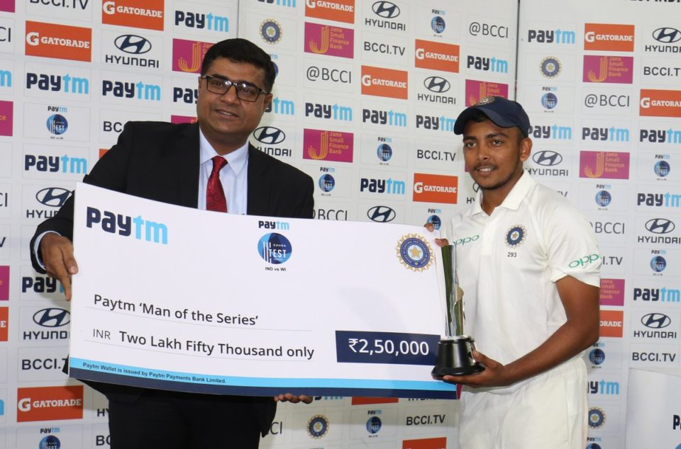 Ravi Shastri sees three great batsman of world cricket in Prithvi Shaw