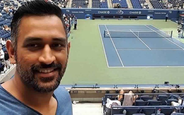In Video: MS Dhoni says no to cricket and participates in a tennis tournament