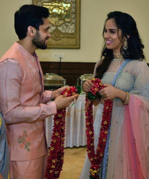 In Pics: Ace shuttler Saina Nehwal gets married to Parupalli Kashyap