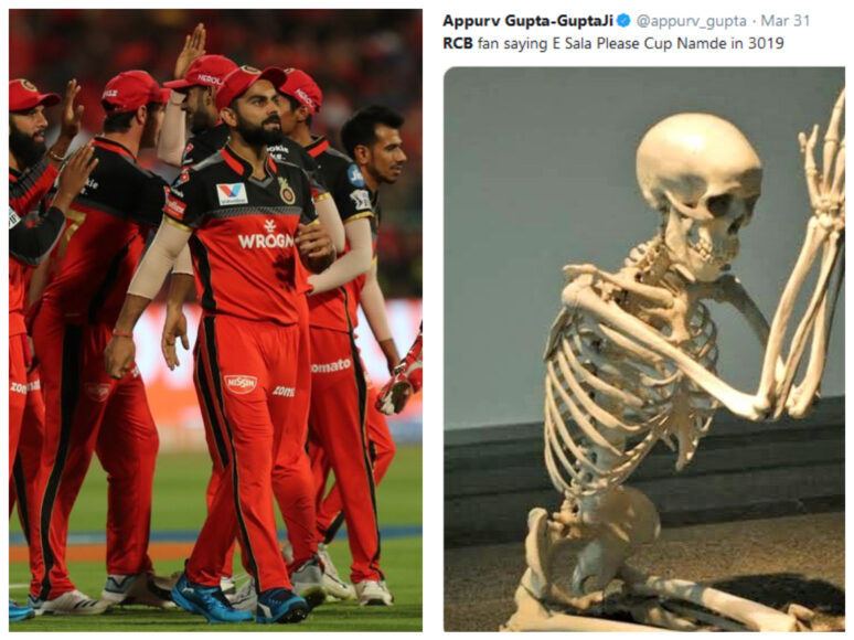 IPL 2019: Cricket enthusiast troll Virat Kohli and Team RCB for poor show