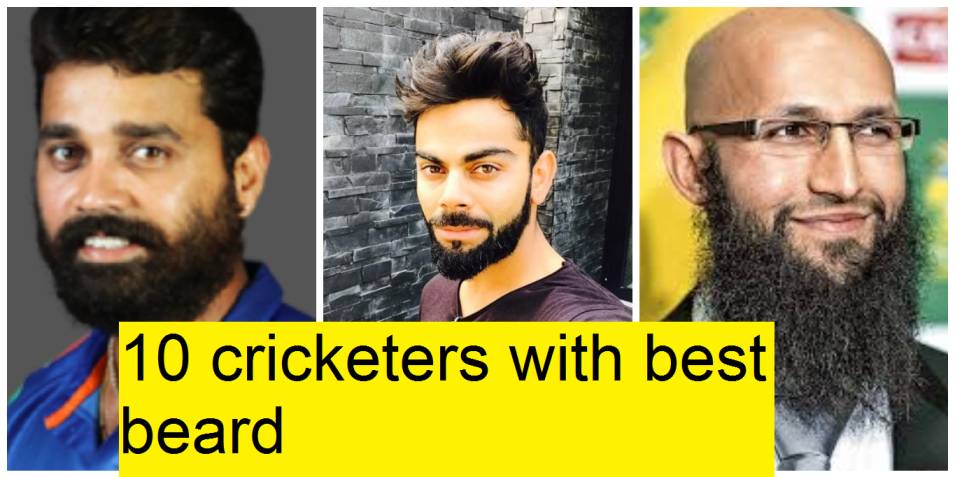 Top 10 modern cricketers with stylish and trendy beards