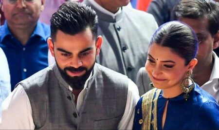 Video: Virat Kohli gets emotional after mention of his father, Anushka Sharma kisses his hand to console him