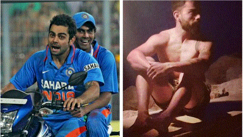 "Have you just paid traffic challan", netizens troll Virat Kohli for posting a shirtless picture