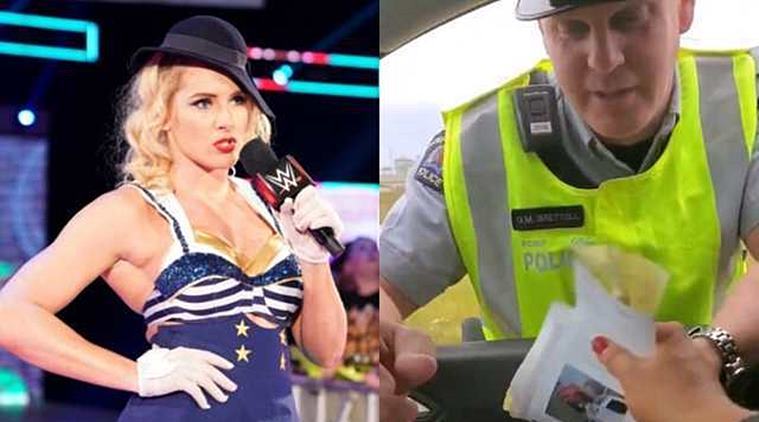 WWE superstar gets pulled over by a Canadian police officer for overspeeding
