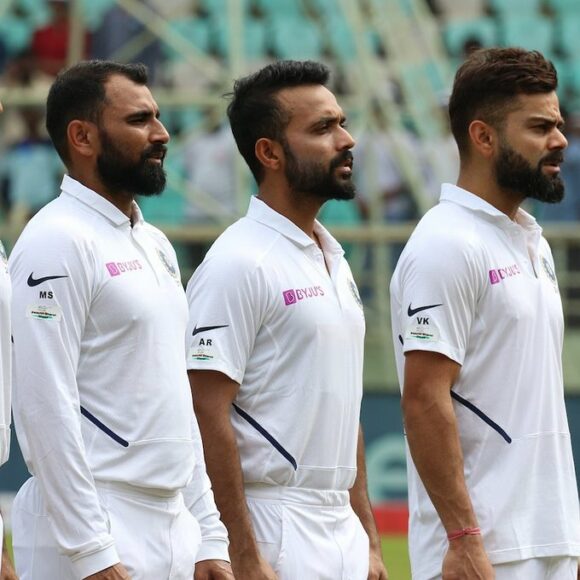 Indian cricket team wear jersey with Swachh Bharat Abhiyaan