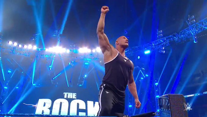Video: The Rock returns to WWE and Rock Bottoms Baron Corbin