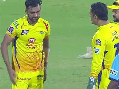 When Deepak Chahar almost cried after getting scolded by MS Dhoni