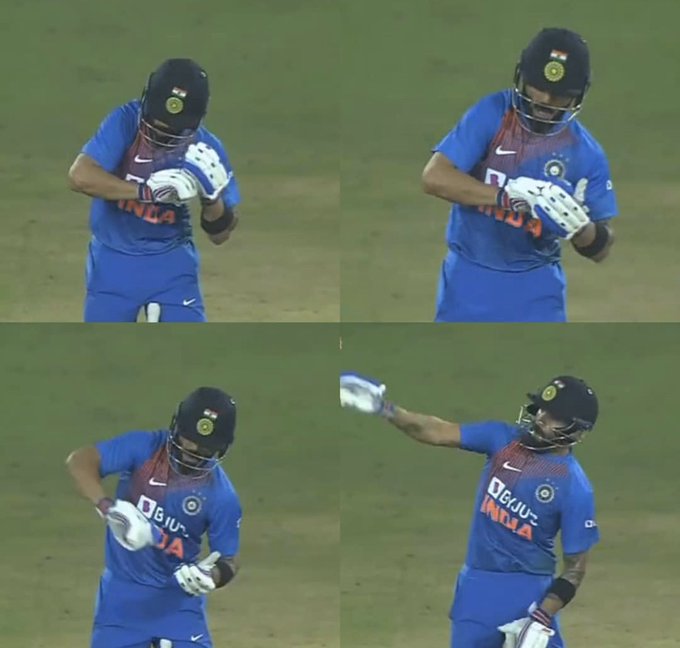 Video: Virat Kohli mocks Kesrick Williams with notebook celebration