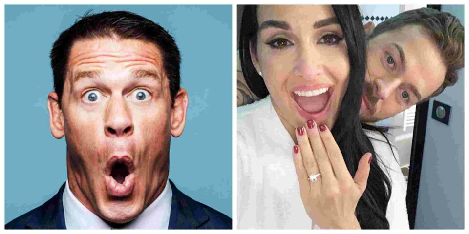 John Cena's reaction to the engagement of Nikki Bella