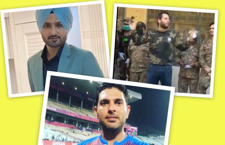 Yuvraj Singh and Harbhajan Singh take a U turn on relation with Shahid Afridi after latter spew venomous words against PM Modi