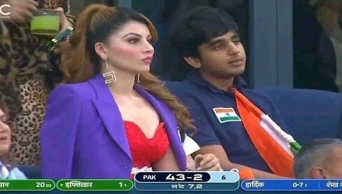 IND vs PAK: Rishabh Pant trolled as Urvashi Rautela spotted in the stadium